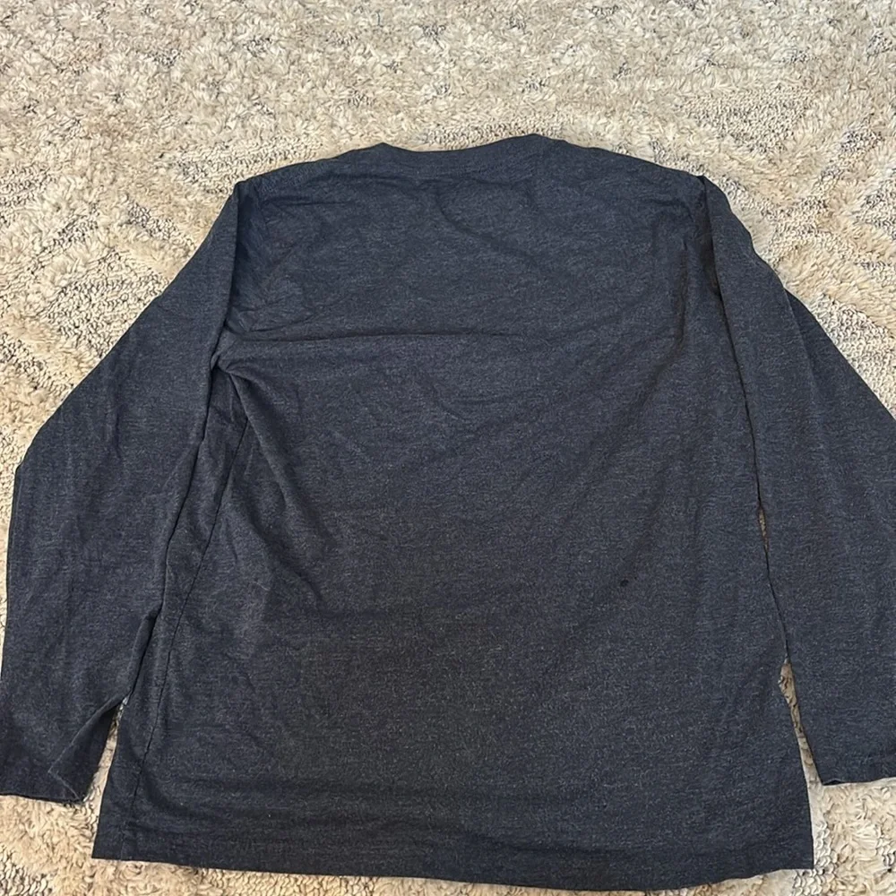 Tommy Hilfiger Large (16-18) Long sleeve blue shirt- soft and comfortable